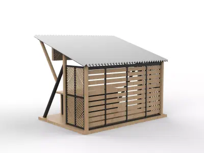 Coffee Shop Design 3D model