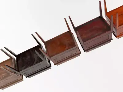 Store Desk Low-poly 3D model