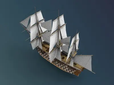 HMS Victory 3D model