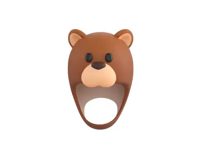 Prop070 Bear Hat 3D model