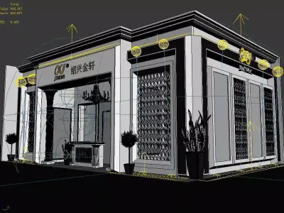 Exhibition - Area -10X7-3DMAX2009-038 3D model