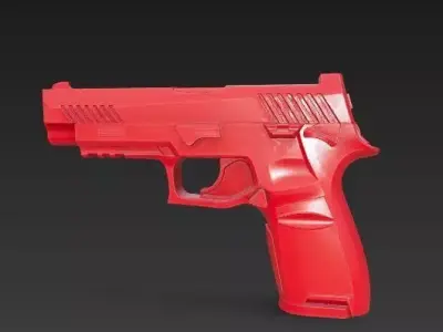 red gun 1 3D model
