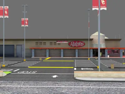 Retail Store 3D model purchase