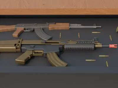 Gun-Pack 3D model