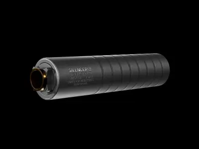 Silencerco Omega 45 Silencer  Low-poly 3D model