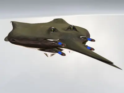sci-fi drone Free low-poly 3D model from CGTrader