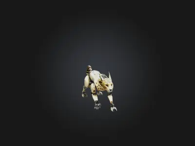 RoboCheetah Model Low-poly 3D model