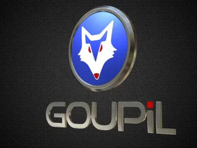 goupil logo 3D model