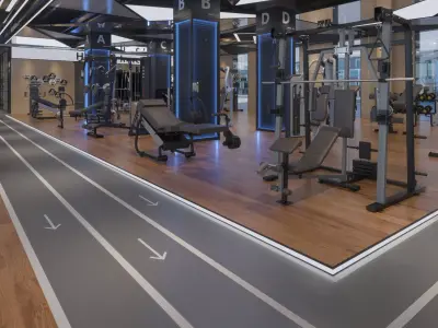 GYM DESIGN  3D model