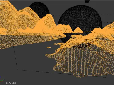 Alien Planet Sci-Fi Fantasy Scenery 3D model purchase