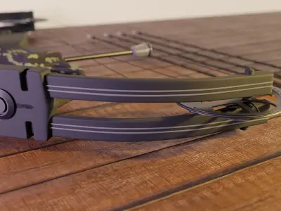 Compound Bow 3D model purchase