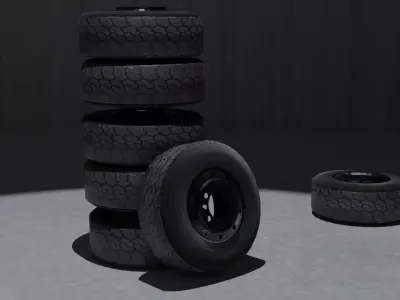tire model Free low-poly 3D model