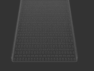 Cable Tray 450mm x 3000mm TYPE1 3D model