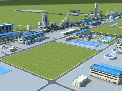 Factory 4 3D model