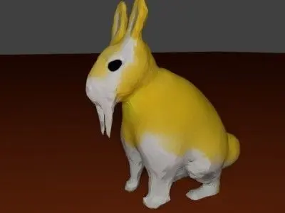 Rabbit Free low-poly 3D model purchase
