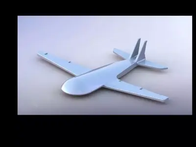 Plane prework 3D model
