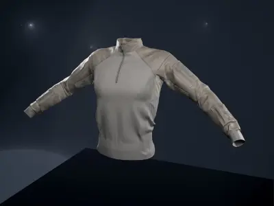 Tactical Shirt Low-poly 3D model