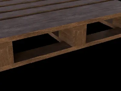 Pallet Low-poly 3D model purchase