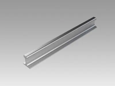 Rail railway 3D model