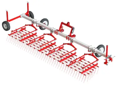 WG 0009 - Flex harrow 600 3D model