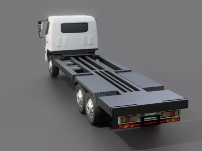 Hino 500 2626 Chassis Truck 3D model