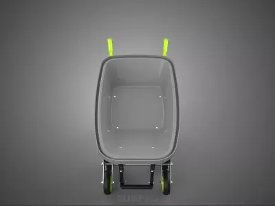 TRIPLE WHEEL STAIR CLIMBER WHEELBARROW BARROW CART TROLLEY WAGON 3D model