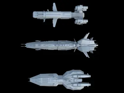 Spaceships spaceship 3D model