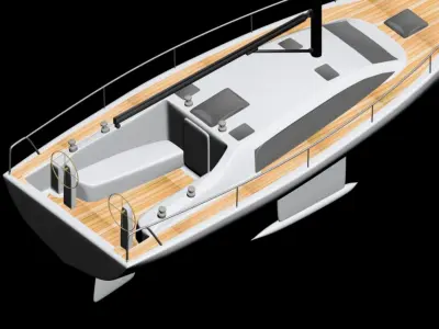 Sailboat 3D model purchase