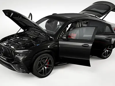 2024 Mercedes-Benz GLE 53 AMG Coupe 3D model purchase