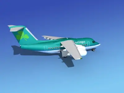 BAe 146-100 Aer Lingus 3D model