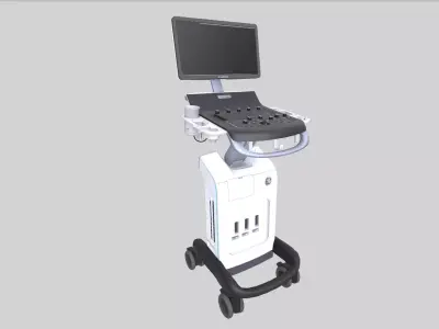 Ultrasound machine Versana Essential Low-poly 3D model
