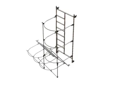 Escada Marinheiro Mills TS 11-B Sailor Ladder 3D model