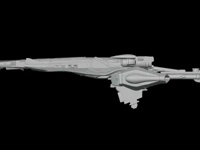 Legend of the Galactic Heroes  - Beowulf Ship 3D print model