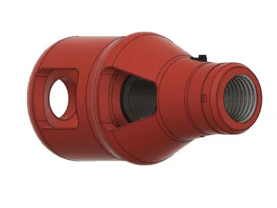 tiger 1 muzzle break   3D print model