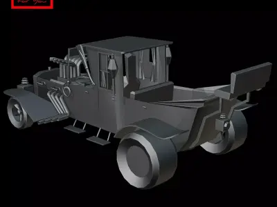 Herman Munster Mobile Coach The Munsters 3D model