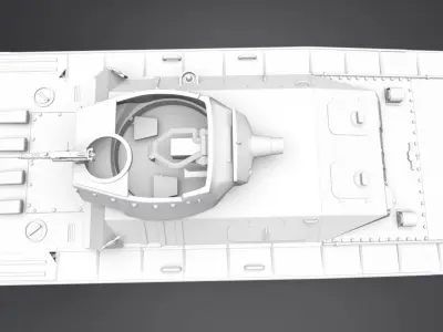 LVT A 5 Scale model 3D print model