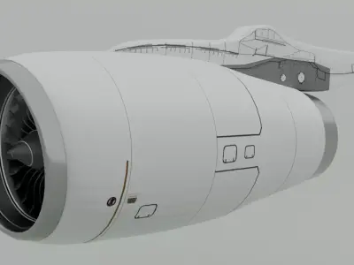 Aeroplan Engine  3D model