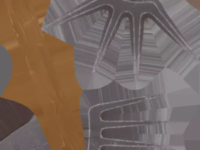 Pitchfork  Low-poly 3D model