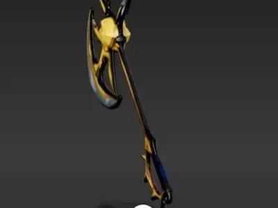 Fantasy Axe or Weapon 3D model