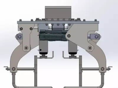 Robotic Pneumatic Gripper 3D model