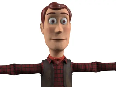  Western Figure Toy Standing Pose 
