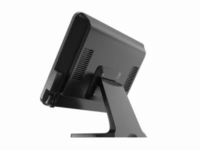 Cash Register POS with Touch Screen 3D model
