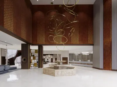 HOTEL LOBBY 3D model