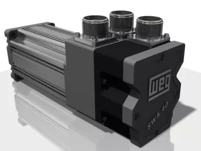 Servomotor WEG SWA40 - 6000RPM - 220-240V Free 3D model