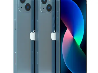 iPhone 13 sierre blue 3D model