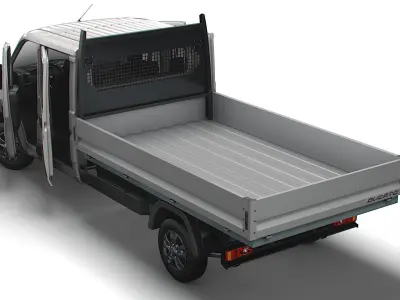 RAM Promaster Crew Cab Truck HQInterior 2023 3D model