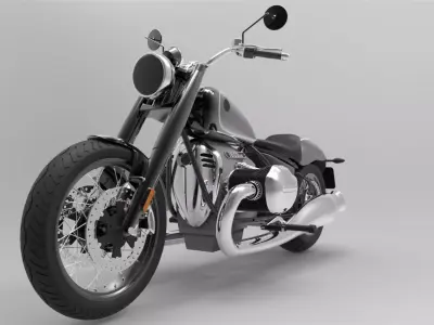 R18 Cruiser Motorcycle 3D model