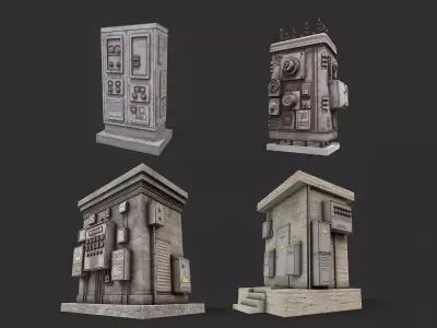Electrical Transformer Collection 3D Model Pack