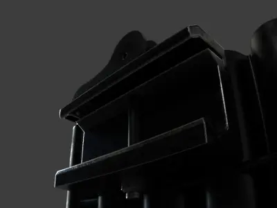 Picatinny Shell Holder for Shotgun Shells Low-poly 3D model