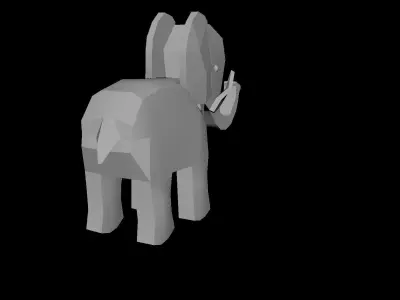 Elephant Free 3D model get
